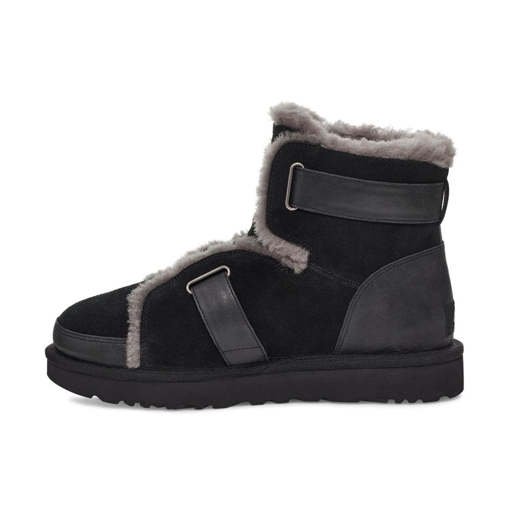 UGG Ботинки Dune Mini Buckle с флисовой подкладкой, черные, женские, 1119431-BLK
