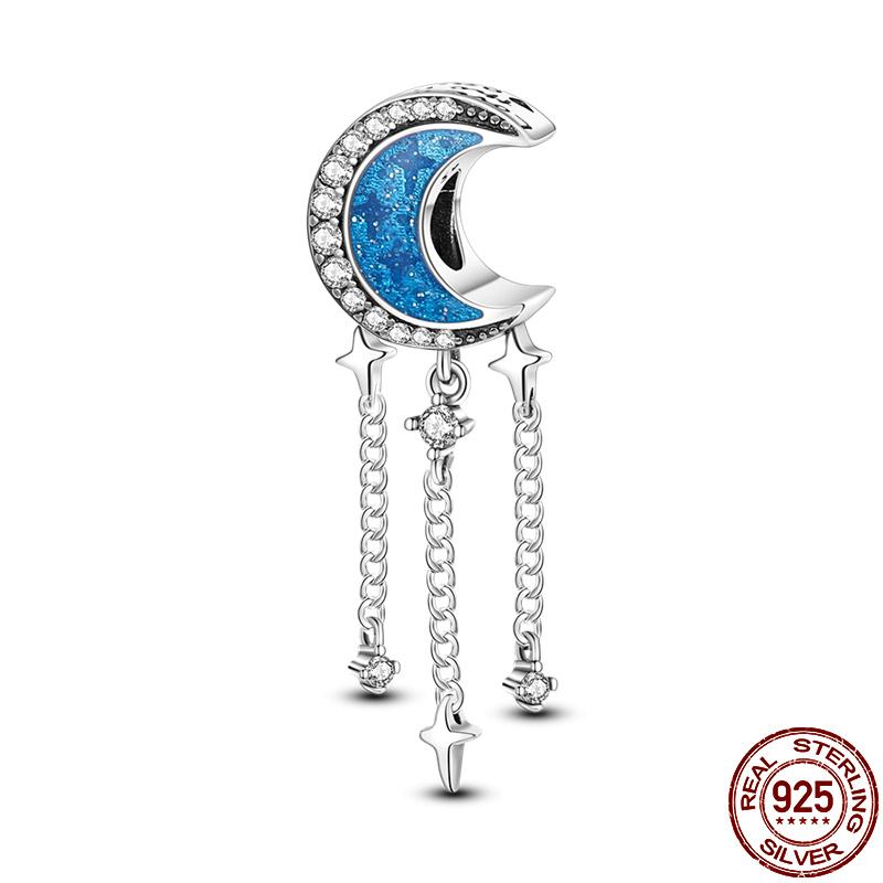 New Ocean Blue Sea Turtle Dangle Bead Fit Original Charms Copper Bracelet Diy Women Jewelry Summer Collection