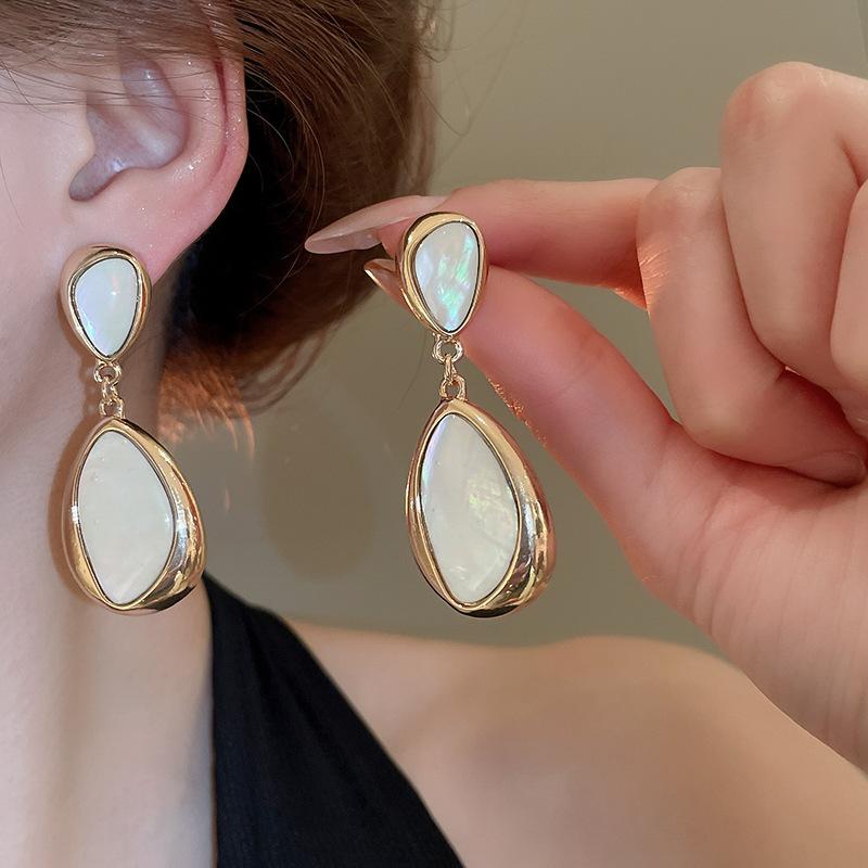 Silver Needle Super Fairy Elegant Bow Flower Stud Earrings French Light Luxury Earrings Literary Style Sweet Versatile Earrings