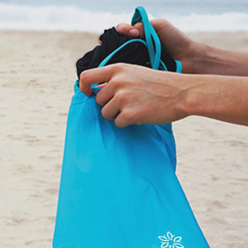 Водонепроницаемая складная дорожная сумка на шнурке - портативная и компактная