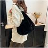 New Fashion Underarm Bag Women's Trendy Versatile Handbag Plush Dumpling Bag Trendy Women's Bag Casual Shoulder Bag