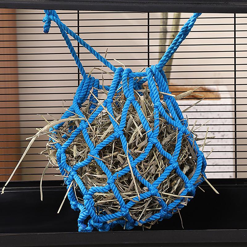 Мешок для травы для кроликов, большая вместимость, подвесной мешок для кормления сеном, диспенсер для голландской свиньи, морской свинки, кролика Тоторо, зоотовары