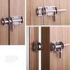 Stainless Steel Door Latch Solid Sliding Door Bolts Latch Hasp Home Hardware Gate Safety Toilet Wooden Door Lock Bolts
