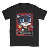 Persona 5 Королева Макото Нидзима Графическая футболка Винтажная стираная Аниме Мерч Харадзюку Унисекс Большемерная хлопковая футболка с коротким рукавом