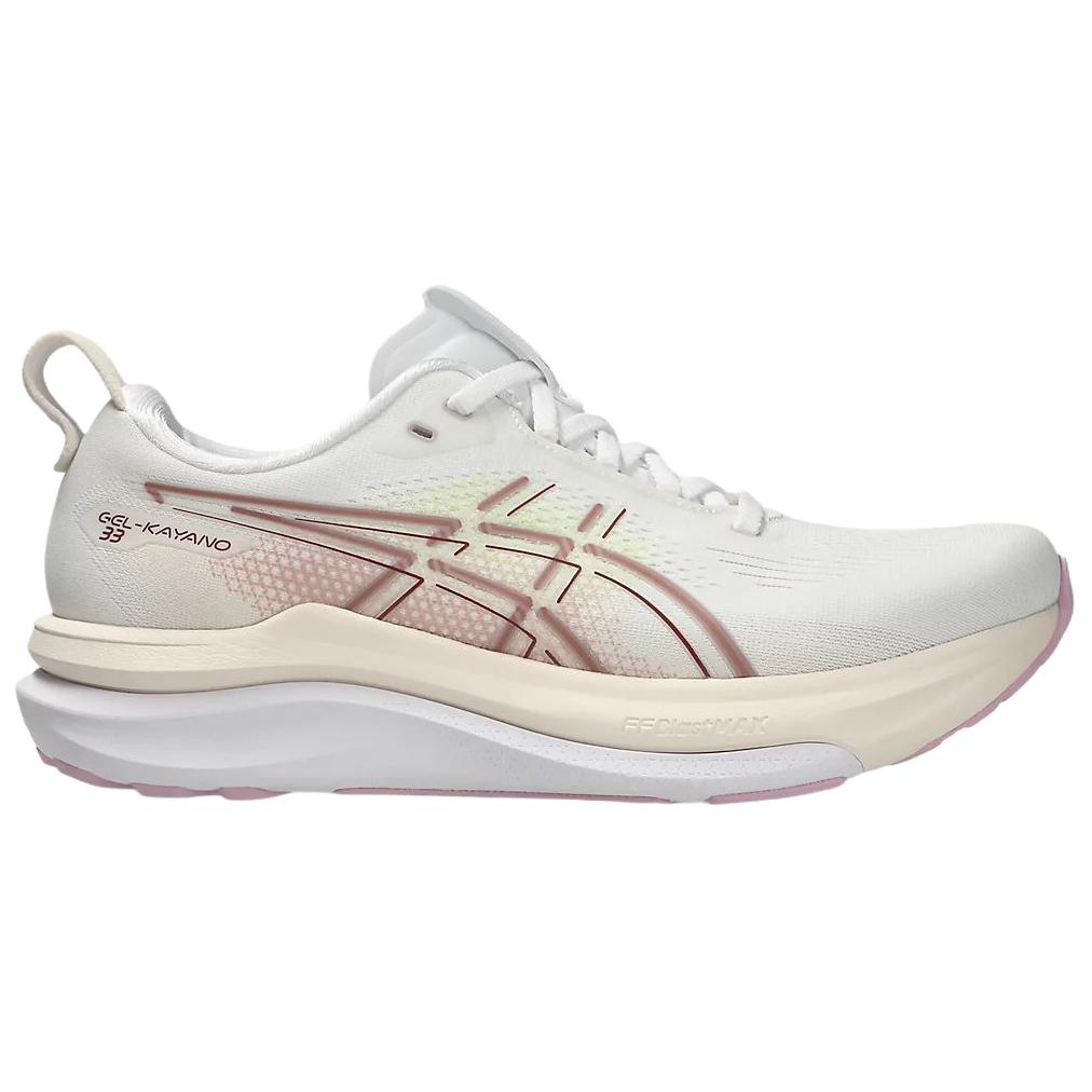 Asics Кроссовки для бега Gel-Kayano 33 Удобные Дышащие Поддерживающие Женские Белые 1012B939-100