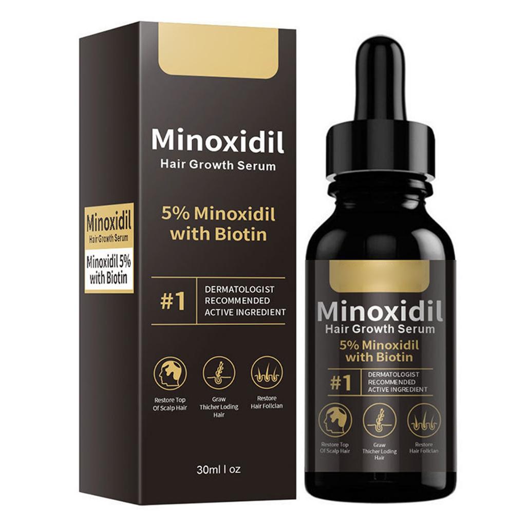5% Hair Growth For Men And Women - Infused With Biotin, And Panthenol, Prevent Hair Loss 30ml