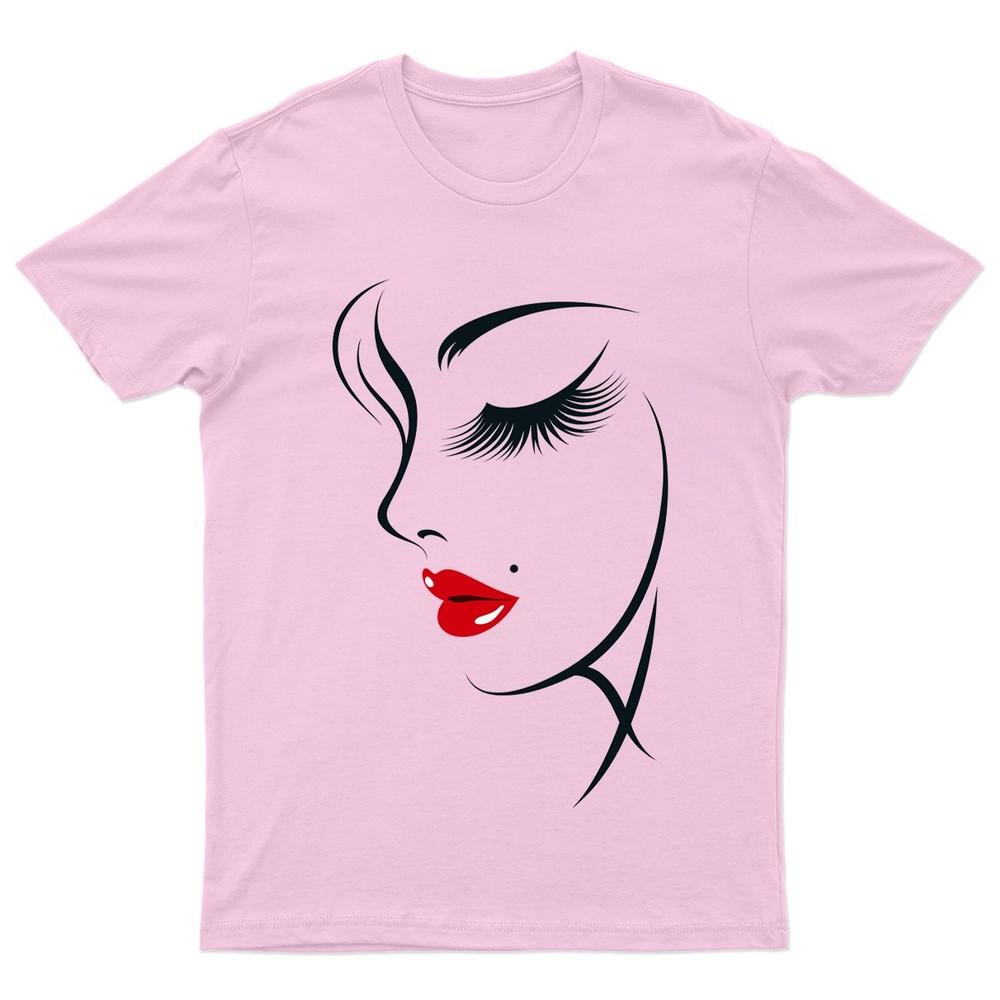 Minimalist Unisex Face Art Fashion Graphic Tee Unisexs TShirt Unisexs Top