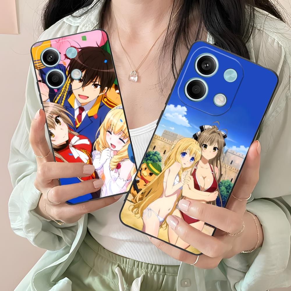 Чехол для телефона Amagi Brilliant Park для Xiaomi Redmi Note 14 13 12 11 S Pro Plus 4G 5G Цветной Печатный Чехол Красивый Чехол