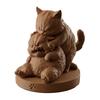 Фигурка игривых кошек, 3D-печатная статуэтка игривого кота, милая коллекционная скульптура котенка, настольное украшение, подарок для любителей кошек