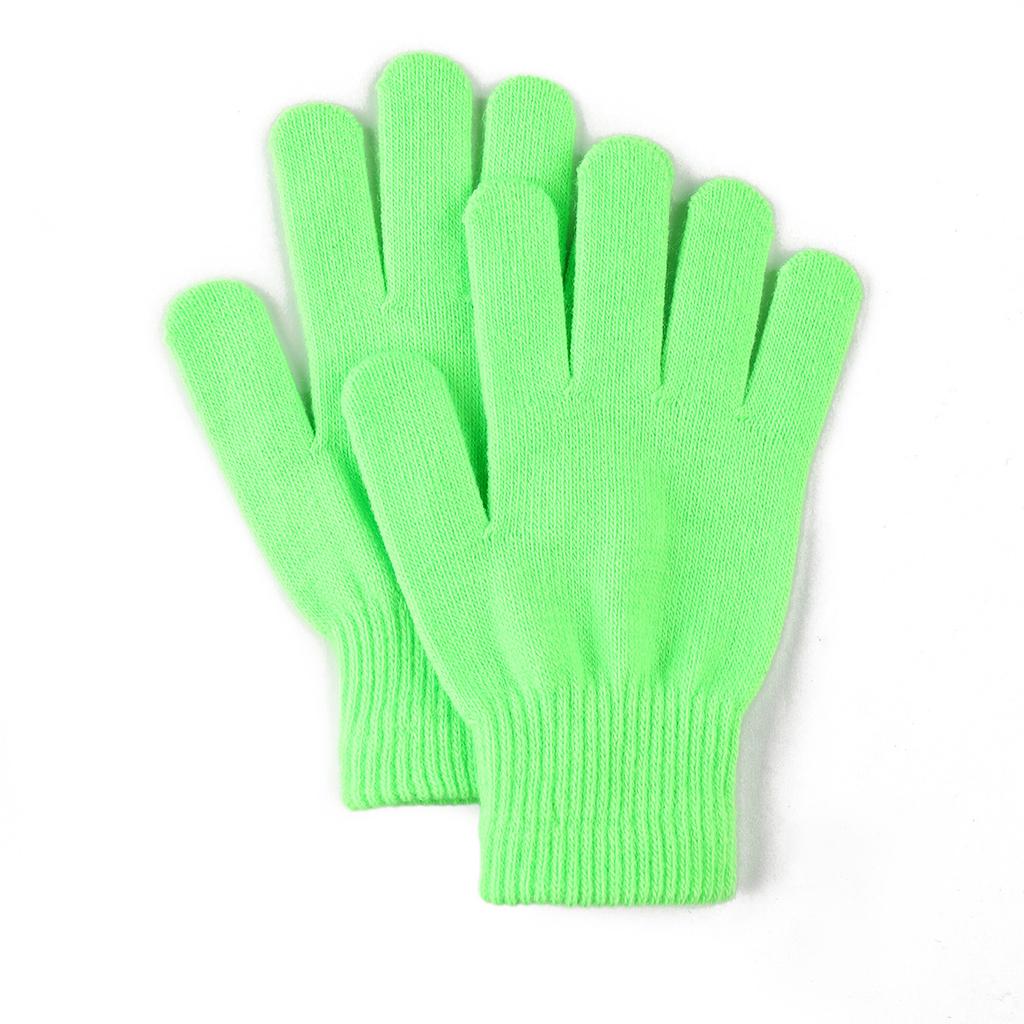 Warm Solid Color Gloves, Cold Resistant Knitted Gloves, Unisex Cycling Gloves