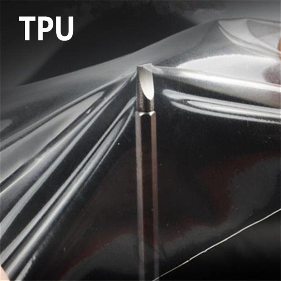 Невидимая прозрачная ТПУ пленка для защиты кромки порога двери автомобиля от царапин 15см×5м