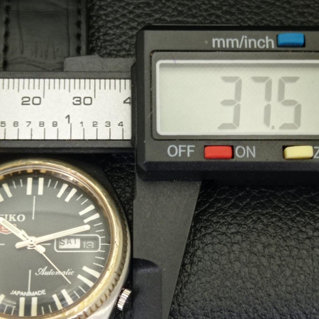 Б/У винтажные мужские часы SEIKO 5 AUTOMATIC 6119C из Японии с черным циферблатом a433822-2