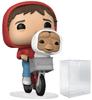 POP E.T. The Extra-Terrestrial - Elliot and E.T. In Basket Funko Pop! Vinyl Figure (Includes Compatible Pop Box Protector Case), Multicolor, 3.75 Inch