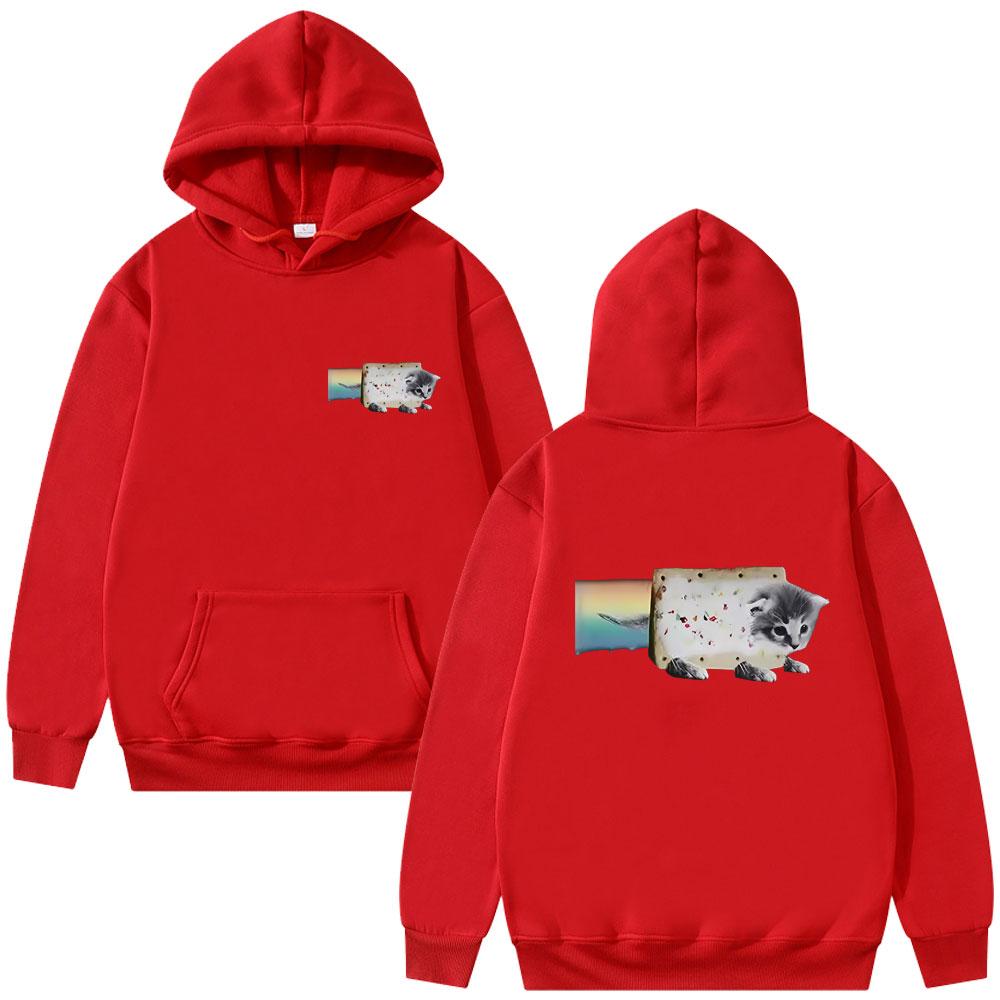 Funny Game Rainbow Nyan Cat Vintage Acid Hoodie Unisex Clothing Casual Humor Hooded Tracksuit Unisex Vintage Pullover Hoodies