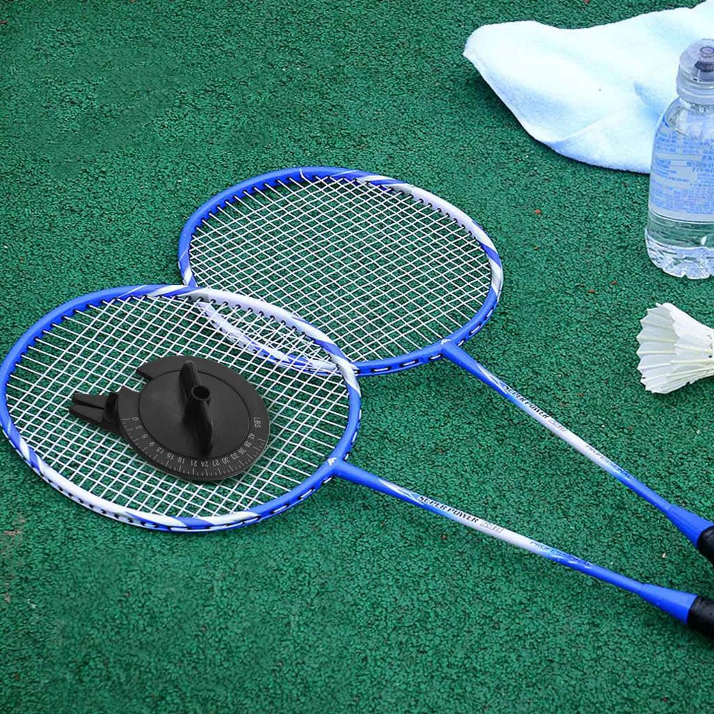 0-42LBS Badminton Racket Pressure Meter, Tennis Racket Stringing Tension Calibrator