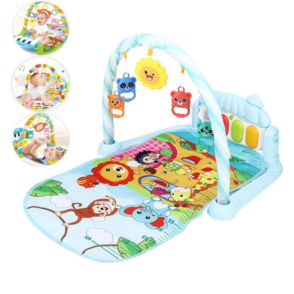 Music Rack Newborn Activity Gym Toy Early Education Infant Crawling Blanket Pedal Gifts