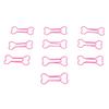 100Pcs Bone Shaped Paper Clips Pink Cute Paper Clips Small Paper Clips  Office
