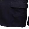 ISSEY MIYAKE Wool Linen Blend Tailored Jacket 1 Navy Made In Japan Men's Used
