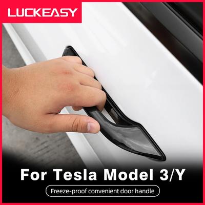 Для Tesla ModelY Model 3 2023 года выпуска автомобильная наклейка на ручку двери с антифризом, аксессуары для ремонта, отделка, защитная крышка для ручки двери