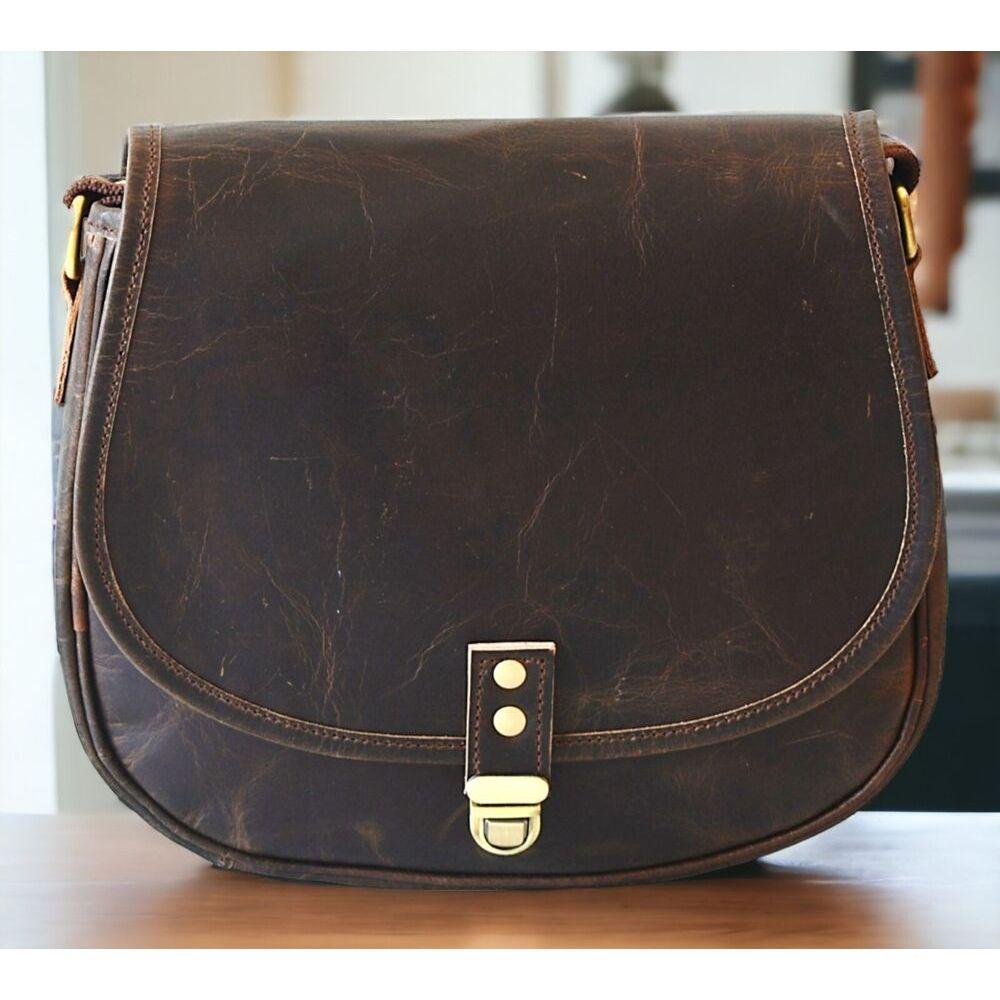 Женская винтажная повседневная кожаная сумка-мессенджер через плечо через плечо, кошелек