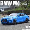 BMW M4 Coupe M Power Simulation Diecast & Toy Vehicles Sounds & Light Pull Back Car 1:32 Alloy Model Birthday Gifts