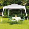 Gazebo pliant en polyester UV50 blanc 300x300x240 cm Aktive Beach