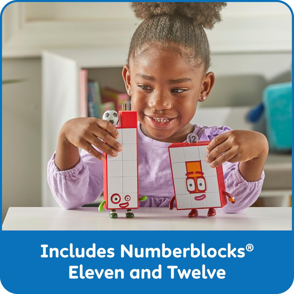Numberblocks Numberblocks Друзья 11 12 Фигурки персонажей 3 штуки 96924 Аутентичные &