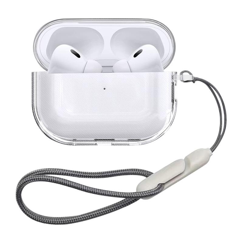 Силиконовый чехол для AirPods Pro 3 Прозрачный Мягкий ТПУ Чехол для наушников Противоударный Защитный чехол-накладка для AirPods Pro 3 Чехол для наушников