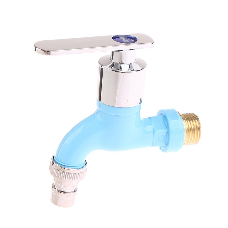 Кран 1/2" наружный настенный для стиральной машины пластиковый шланг для воды быстрый