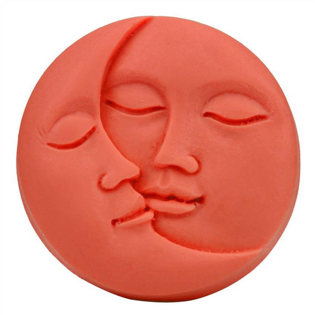 Силиконовые формы для мыла Солнце и Луна лица ремесло DIY форма для запекания мыла ручной работы инструмент для Прямая доставка
