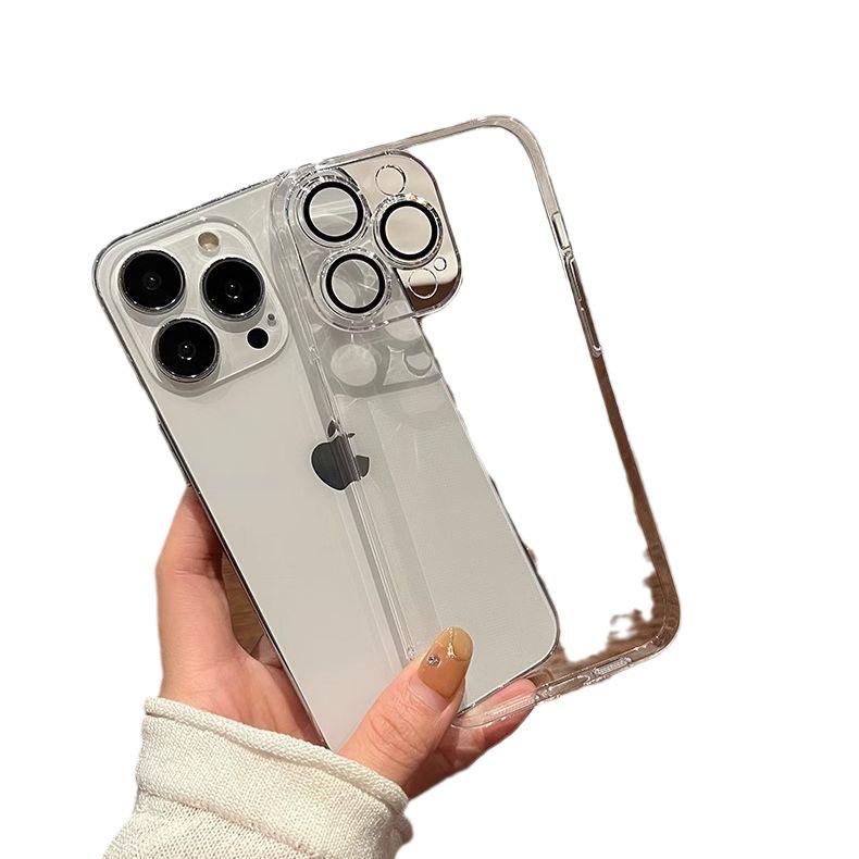 Ультратонкий прозрачный чехол для iPhone 16 Pro Max с защитой камеры, пылезащитной сеткой, совместимый с моделями Apple 17 и новыми 14/15