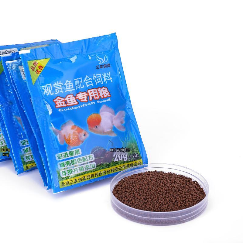 Корм для золотых рыбок: Корм для декоративных рыб с усилением цвета, обогащенный бациллами, для здоровья и яркости