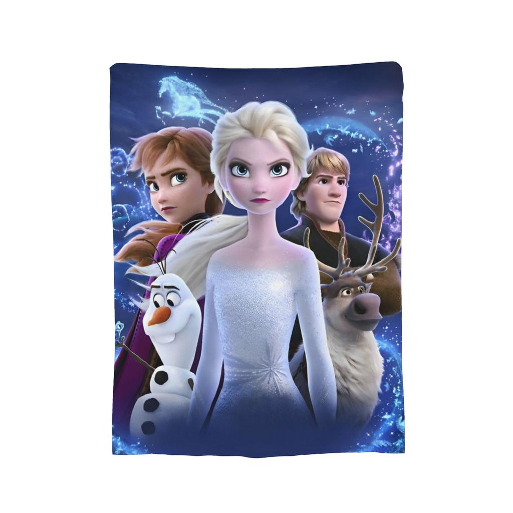 Замороженная Эльза Анна Олаф    Фэнтези Комедия Вязаные Пледы Флис  Супер Теплый Плед для Спальни Дивана Покрывало