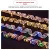 Holiday Led Ribbon String Lights With Pvc Material For Christmas Tree And Gift Decoration