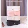 Portable Jewelry Box Jewelry Organizer Display Travel Jewelry Case Boxes Button Leather Storage Zipper Jewelers