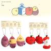Adorable Second Morning Sweet Potato Apple Plush Keychain Cute Hanging Ornament