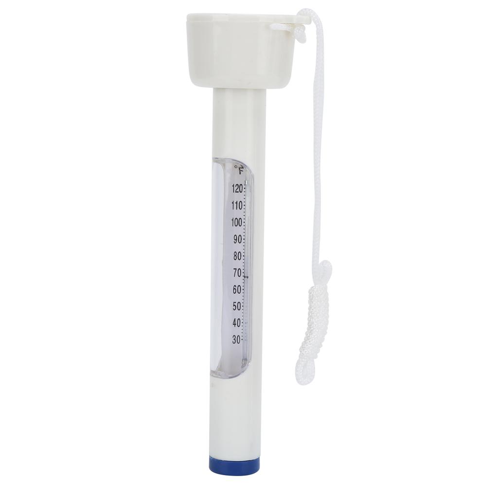 Pool Thermometer Durable Shatter‑Resistant ABS Pond Water Thermometer for Aquariums Bathtubs Swimming Pools