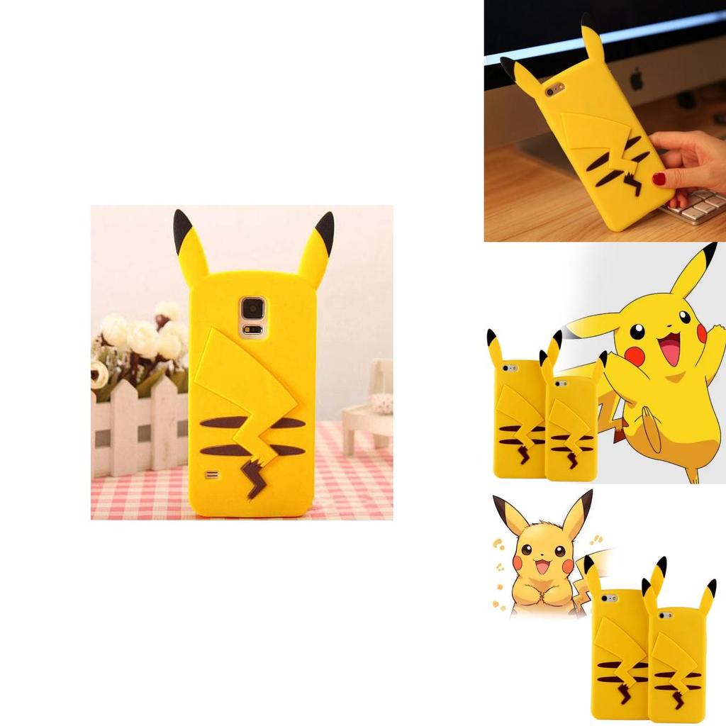 Силиконовый чехол для телефона Pokemon Pikachu для Samsung Galaxy Note3 с ударопрочной защитой