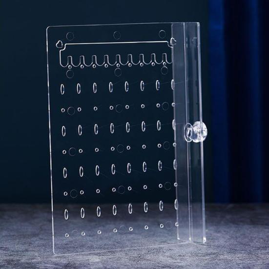 Полка для хранения ювелирных изделий, прозрачная большая вместительная пылезащитная вертикальная подставка для сережек, ящик для хранения ювелирных изделий, ящик для хранения ювелирных изделий