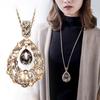 Elegant Long Necklace for Women - Versatile Autumn/Winter Sweater Chain, High-End Fashion Accessory