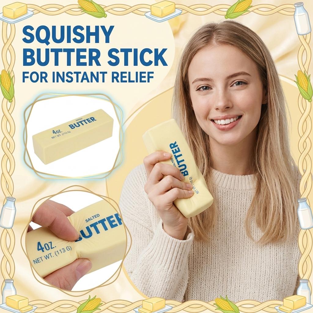 BUTTER Милый Сжимаемый Деликатный Игрушка-антистресс Подарок Подходит Для Дня Рождения Маленькой Девочки