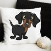 Fashion Colorful Dog Printed Cushion Cover Home Dachshund Decorative Sofa Coffee Car Chair Throw Pillow Case Almofada Cojines