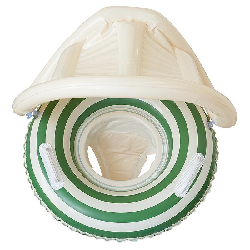 Детский надувной круг для плавания «Маленький кролик» с двойной воздушной камерой и утолщенными надувными рукавами