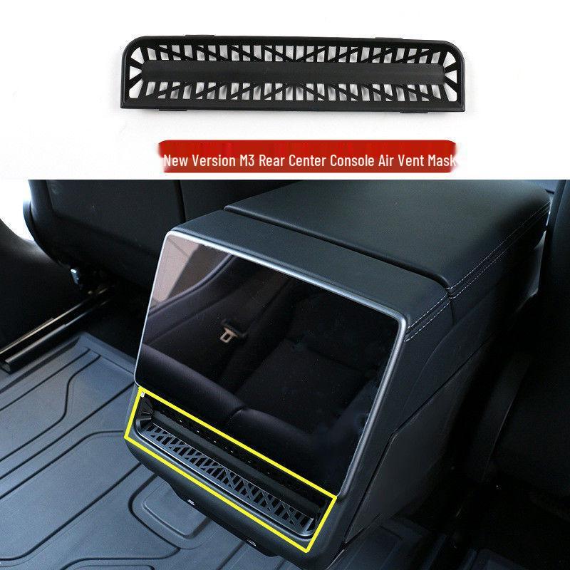 Model 3/Y Rear Center Console Air Vent & USB Protective Mesh Cover