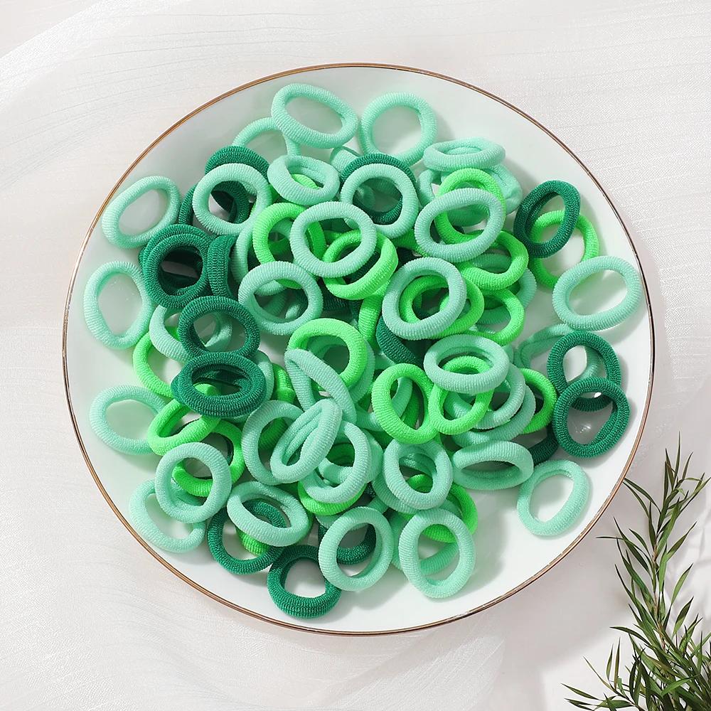 20 шт./лот Эластичные резинки для волос для девочек, плюшевые резинки с помпонами для детей, резинки-скранчи для волос, детские аксессуары для волос