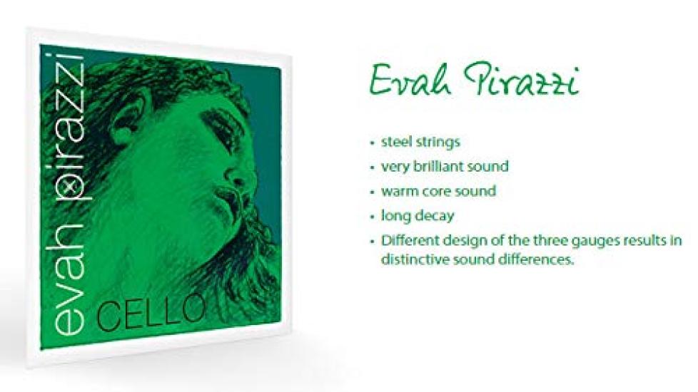 EVAH PIRAZZI Струна для виолончели G струна No.3323 (сердечник каната/вольфрамовая обмотка)