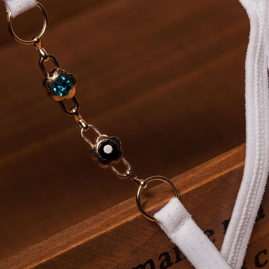 Women Panties Lace Sexy Lingerie G-string Thin Rope Hollow Open File Beaded Rhinestone No Trace Breathable Underwears