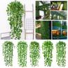 Artificial Fake Hanging Vine Plant Leaves Garland Home Garden Wall Decoration