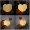 Трехмерный ночник в форме сердца Розовый Белый Атмосферное украшение Светодиодная лампа в форме сердца Атмосферный свет День святого Валентина