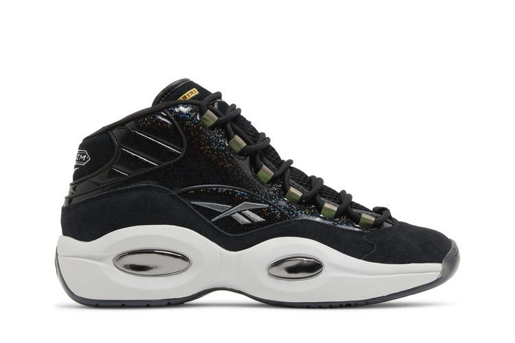 Мужские кроссовки Reebok Question Mid Panini Black Pulsar Prizm Black/Grey/Black